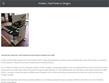 Tablet Screenshot of printekindustriesinc.net